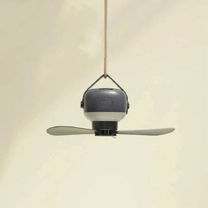 Portable Wireless Ceiling Fan with Light & Remote