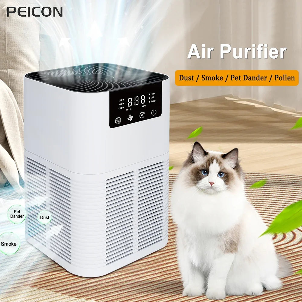 Portable HEPA Air Purifier for Home & Pets